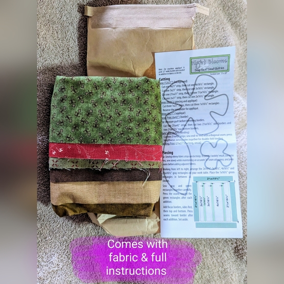 Mini quilt craft, Brand new in bag, cute gift idea for someone crafty - Picture 2 of 4